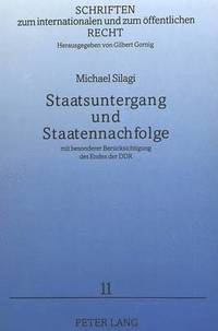 bokomslag Staatsuntergang Und Staatennachfolge