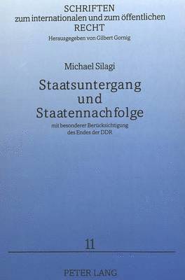 bokomslag Staatsuntergang Und Staatennachfolge