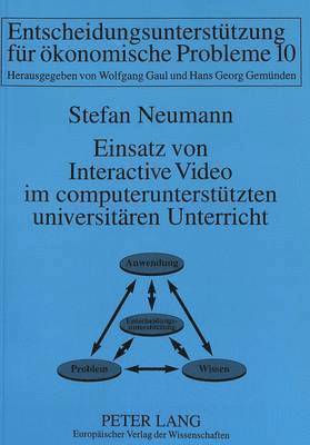 Stefan Neumann, Hans Georg Gemünden - Einsatz Von Interactive Video Im Computerunterstuetzten Universitaeren Unterricht, Häftad