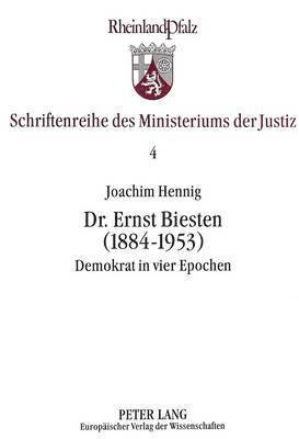 Dr. Ernst Biesten (1884-1953) 1
