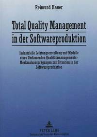 bokomslag Total Quality Management in Der Softwareproduktion