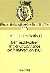 bokomslag Der Frachtvertrag in Der Ordonnance de la Marine Von 1681