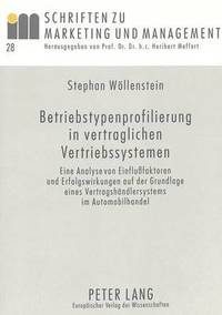 bokomslag Betriebstypenprofilierung in Vertraglichen Vertriebssystemen