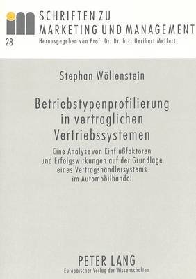 bokomslag Betriebstypenprofilierung in Vertraglichen Vertriebssystemen