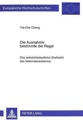 bokomslag Die Ausnahme Bestimmte Die Regel