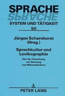 bokomslag Sprachkultur Und Lexikographie