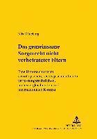 bokomslag Das Gemeinsame Sorgerecht Nichtverheirateter Eltern