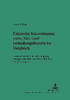 bokomslag Faktische Sitzverlegung Unter Sitz- Und Gruendungstheorie Im Vergleich