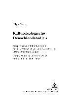 bokomslag Kulturoekologische Deutschlandstudien