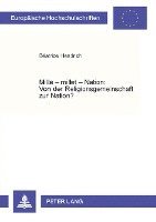 Béatrice Hendrich - Milla - Millet - Nation: Von Der Religionsgemeinschaft Zur Nation?, Häftad