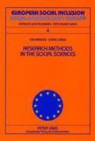 bokomslag Research Methods in the Social Sciences Metode De Cercetare in Stiintele Sociale