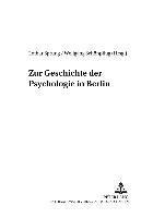 bokomslag Zur Geschichte Der Psychologie in Berlin