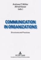 bokomslag Communication in Organizations