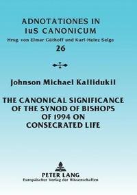bokomslag Canonical Significance of the Synod of Bishops of 1994 on Consecrated Life