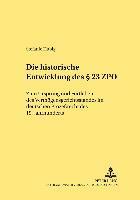bokomslag Die Historische Entwicklung Des § 23 Zpo