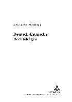 bokomslag Deutsch-Estnische Rechtsfragen