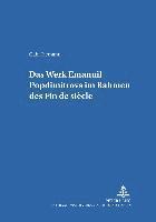 bokomslag Das Werk Emanuil Popdimitrovs Im Rahmen Des Fin de Sicle