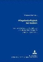 bokomslag Pflegebeduerftigkeit Bei Kindern