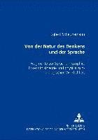 Von Der Natur Des Denkens Und Der Sprache 1