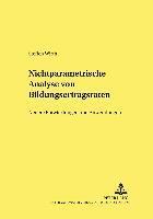 Nichtparametrische Analyse Von Bildungsertragsraten 1