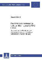 Das Unterhaltsbestimmungsrecht Der Eltern Gemaeß § 1612 II Bgb