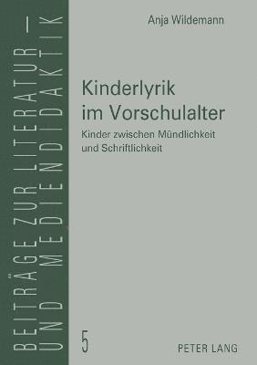 Anja Wildemann - Kinderlyrik im Vorschulalter, Häftad