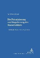 bokomslag Die Privatisierung Und Regulierung Des Wassersektors