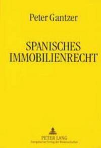 bokomslag Spanisches Immobilienrecht