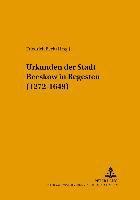 bokomslag Urkunden Der Stadt Beeskow in Regesten (1272-1649)