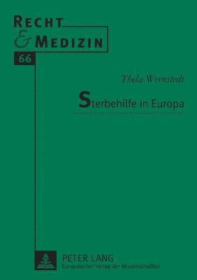 Thela Wernstedt - Sterbehilfe in Europa, Häftad