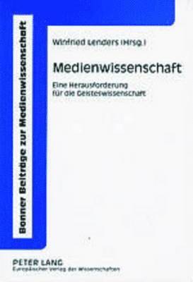 bokomslag Medienwissenschaft