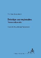 Beitraege Zur Regionalen Namenkunde