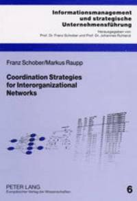 bokomslag Coordination Strategies for Interorganizational Networks