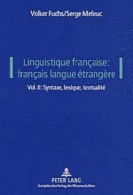 Linguistique Francaise: Francais Langue Etrangere 1