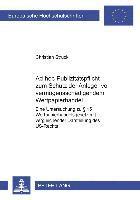 Ad-Hoc-Publizitaetspflicht Zum Schutz Der Anleger VOR Vermoegensschaedigendem Wertpapierhandel