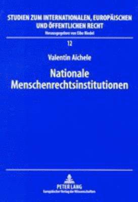 bokomslag Nationale Menschenrechtsinstitutionen