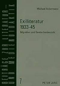 bokomslag Exilliteratur 1933-45