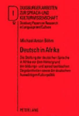 bokomslag Deutsch in Afrika