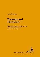 Stella Neumann, Erich Steiner - Textsorten Und Uebersetzen, Häftad