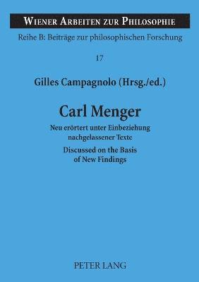 Carl Menger 1