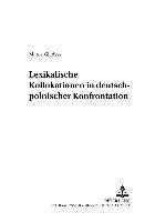 bokomslag Lexikalische Kollokationen in Deutsch-Polnischer Konfrontation