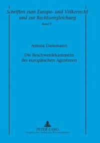 bokomslag Beschwerdekammern der europaeischen Agenturen
