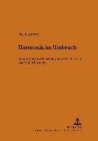 bokomslag Harmonik Im Umbruch