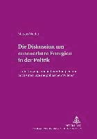 bokomslag Die Diskussion Um Erneuerbare Energien in Der Politik