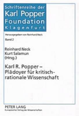 Reinhard Neck, Kurt Salamun - Karl R. Popper - Plaedoyer Fuer Kritisch-Rationale Wissenschaft, Häftad