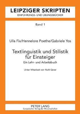 bokomslag Textlinguistik und Stilistik fuer Einsteiger