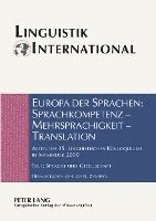 bokomslag Europa Der Sprachen: Sprachkompetenz - Mehrsprachigkeit - Translation