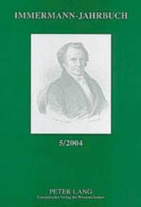bokomslag Immermann-Jahrbuch 5/2004