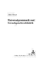 bokomslag Universalgrammatik Und Fremdsprachendidaktik