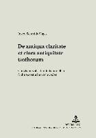 Inken Schmidt-Voges, Olaf Mörke - de Antiqua Claritate Et Clara Antiquitate Gothorum, Häftad